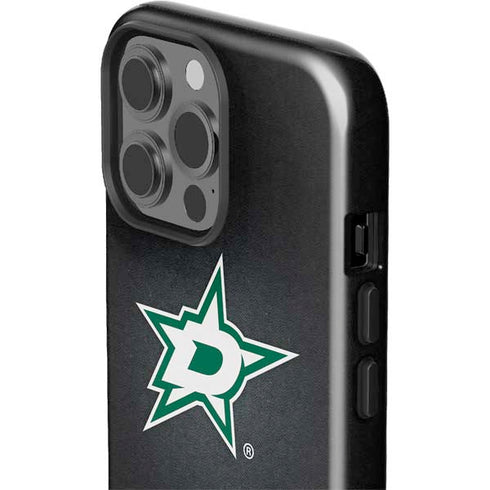 NHL Dallas Stars Black Background iPhone 15 Pro Max Impact Case