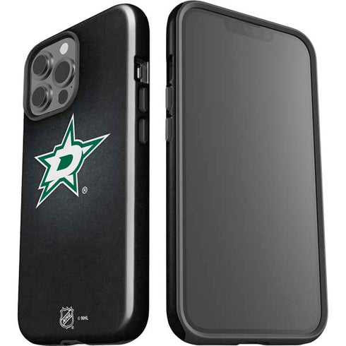 NHL Dallas Stars Black Background iPhone 15 Pro Max Impact Case