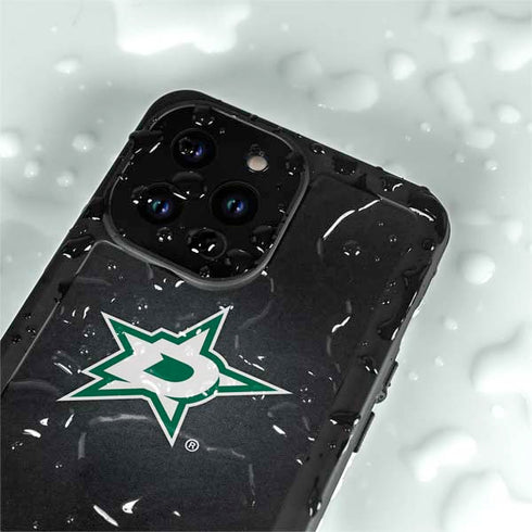 NHL Dallas Stars Black Background iPhone 14 Pro Max Waterproof Case