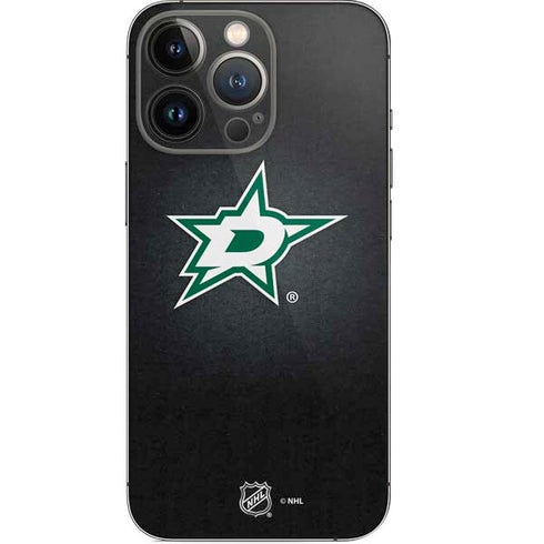 NHL Dallas Stars Black Background iPhone 14 Pro Skin