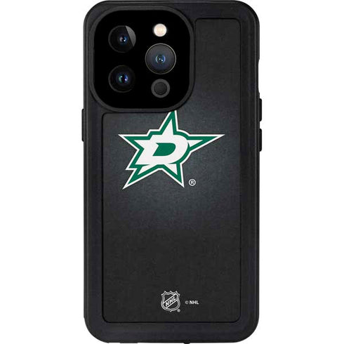NHL Dallas Stars Black Background iPhone 14 Pro Waterproof Case