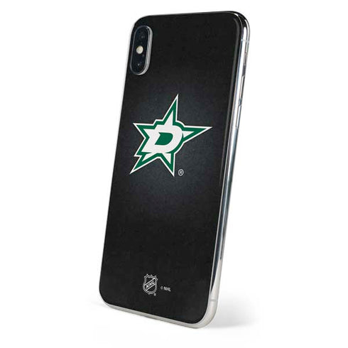 NHL Dallas Stars Black Background iPhone X Skin