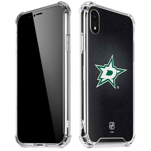 NHL Dallas Stars Black Background iPhone XR Clear Case