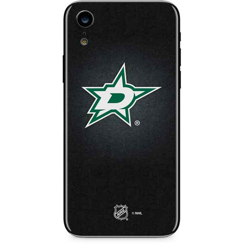 NHL Dallas Stars Black Background iPhone XR Skin
