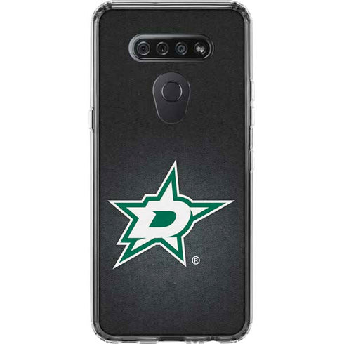 NHL Dallas Stars Black Background LG K51/Q51 Clear Case