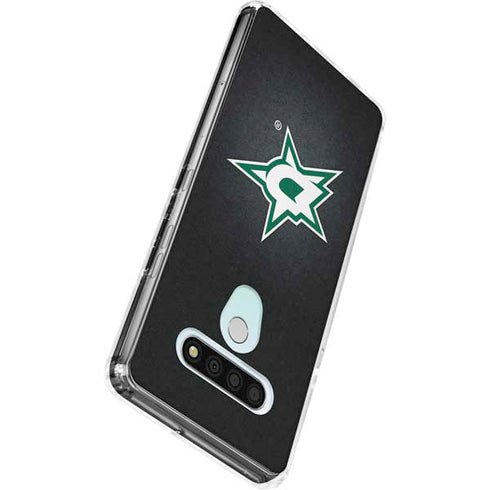 NHL Dallas Stars Black Background LG Stylo 6 Clear Case