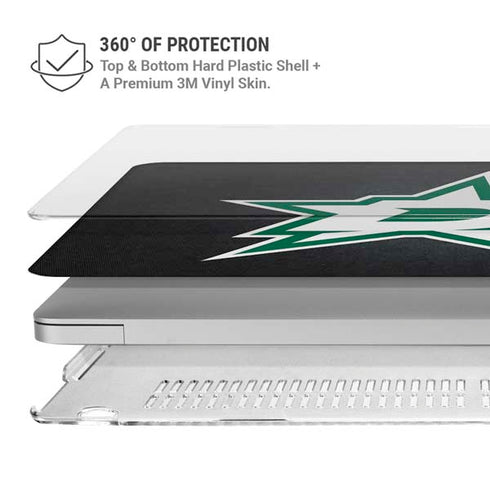 NHL Dallas Stars Black Background MacBook Air 13in M1 (2021) Case plus Skin