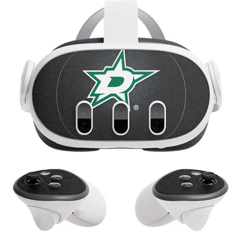 NHL Dallas Stars Black Background Meta Quest 3 Skin