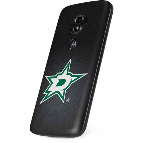 NHL Dallas Stars Black Background Moto E5 Play Skin