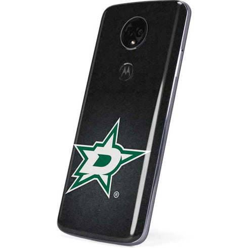 NHL Dallas Stars Black Background Moto E5 Plus Skin