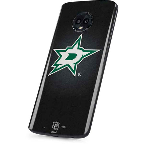 NHL Dallas Stars Black Background Moto G6 Skin