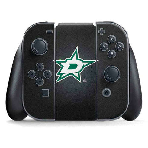 NHL Dallas Stars Black Background Nintendo Switch (2017-2021) Joy-Con Controller Skin