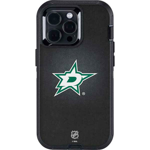 NHL Dallas Stars Black Background Otterbox Defender iPhone Skin