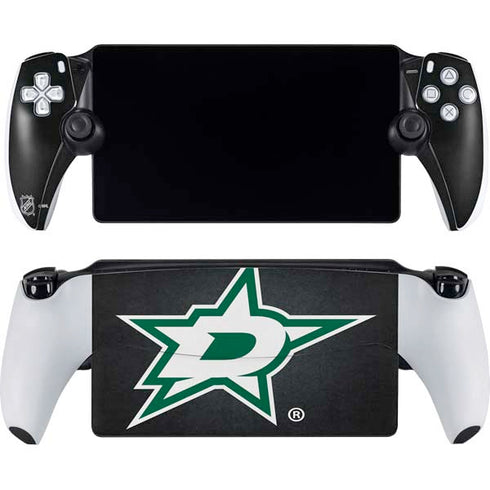 NHL Dallas Stars Black Background PlayStation Portal Remote Player Skin