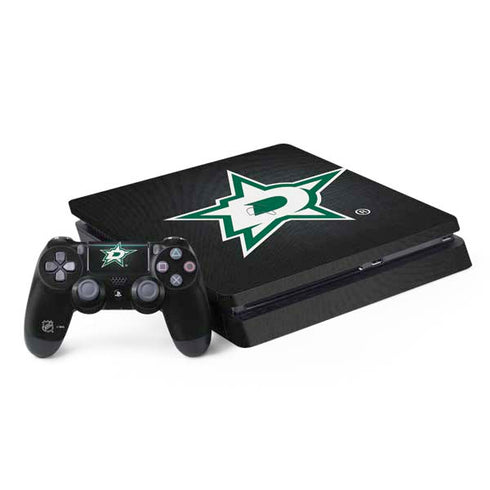 NHL Dallas Stars Black Background PS4 Slim Bundle Skin