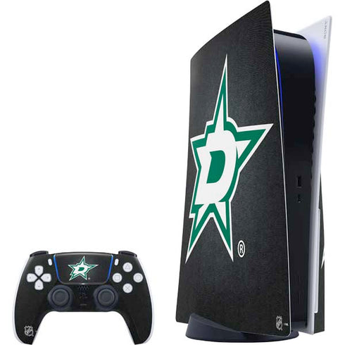 NHL Dallas Stars Black Background PS5 Bundle Skin