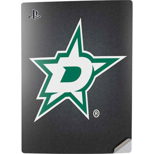 NHL Dallas Stars Black Background PS5 Digital Edition Console Skin