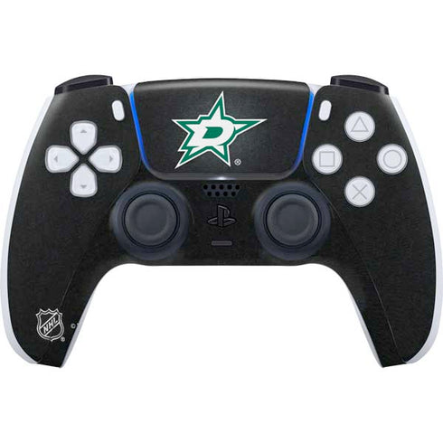 NHL Dallas Stars Black Background PS5 Controller Skin