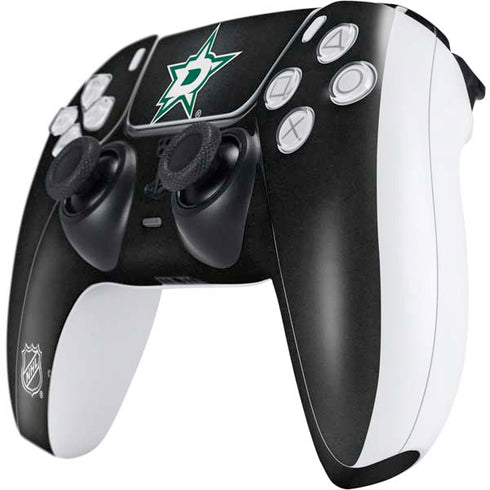 NHL Dallas Stars Black Background PS5 Controller Skin