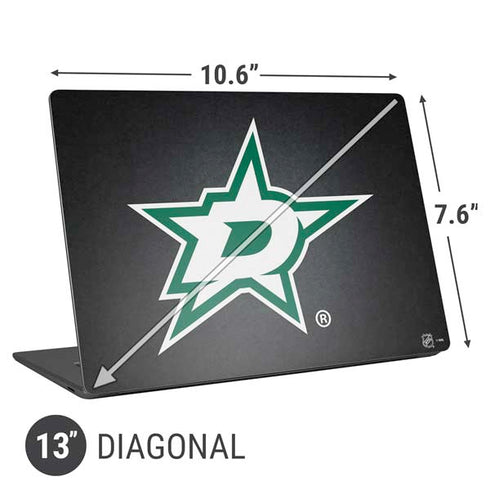 NHL Dallas Stars Black Background Universal Laptop 13in (10.6 x 7.6in) Skin