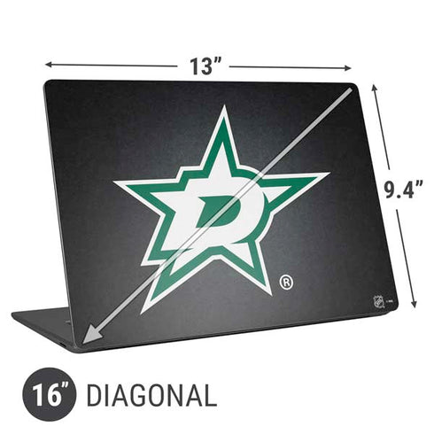 NHL Dallas Stars Black Background Universal Laptop 16in (13 x 9.4in) Skin