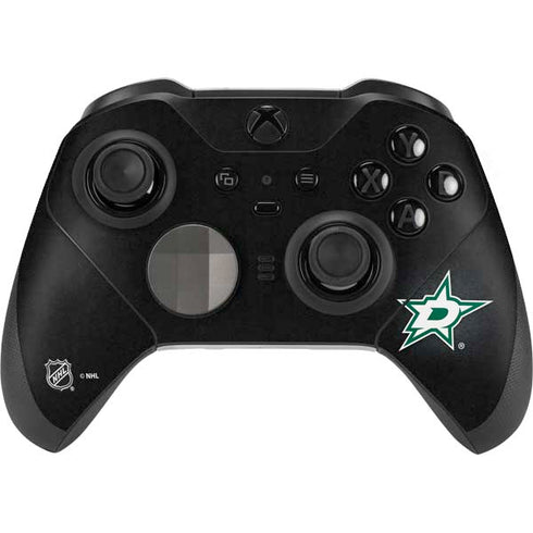 NHL Dallas Stars Black Background Xbox Elite Wireless Controller Series 2 Skin