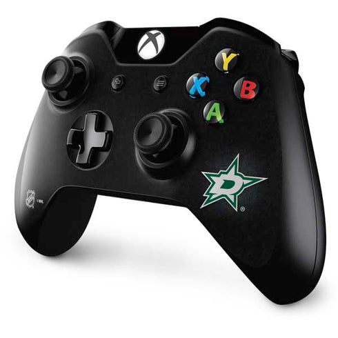 NHL Dallas Stars Black Background Xbox One Controller Skin