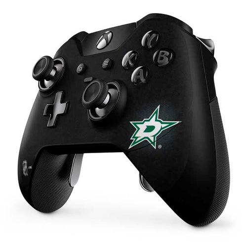 NHL Dallas Stars Black Background Xbox One Elite Controller Skin