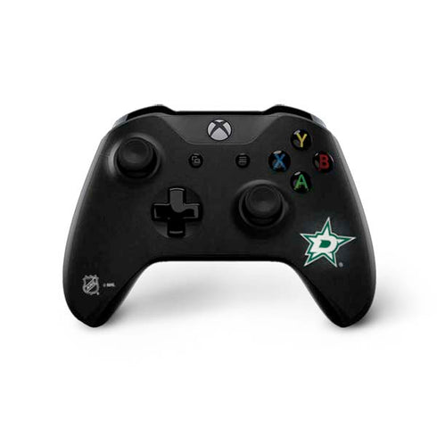 NHL Dallas Stars Black Background Xbox One X Controller Skin