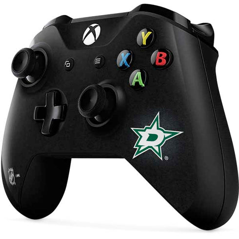 NHL Dallas Stars Black Background Xbox One X Controller Skin