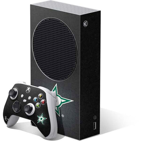 NHL Dallas Stars Black Background Xbox Series S Bundle Skin