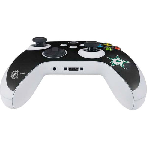 NHL Dallas Stars Black Background Xbox Series S Controller Skin