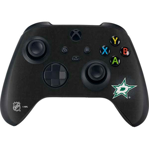 NHL Dallas Stars Black Background Xbox Series X Controller Skin