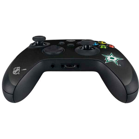 NHL Dallas Stars Black Background Xbox Series X Controller Skin
