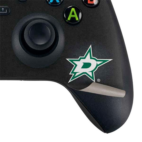 NHL Dallas Stars Black Background Xbox Series X Controller Skin