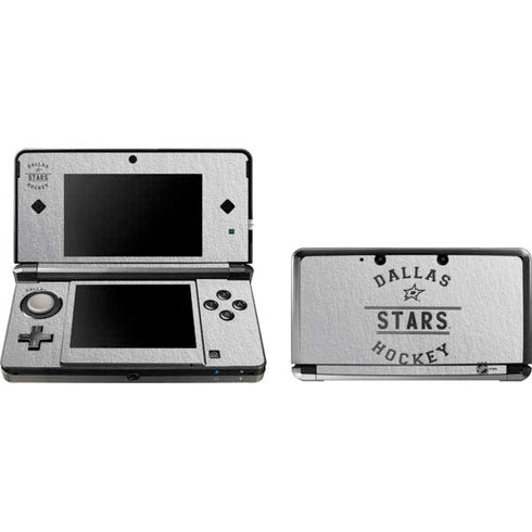 NHL Dallas Stars Black Text 3DS (2011) Skin