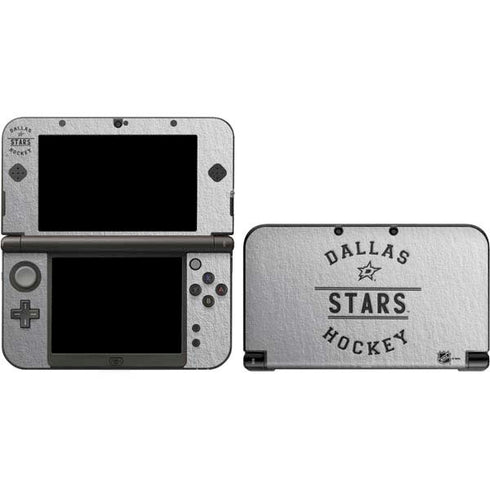 NHL Dallas Stars Black Text 3DS XL 2015 Skin