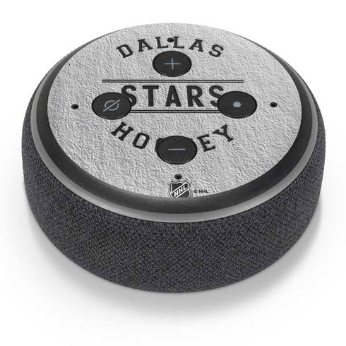 NHL Dallas Stars Black Text Amazon Echo Dot Skin