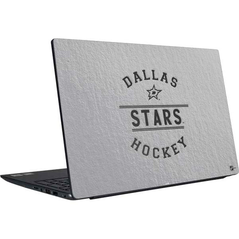 NHL Dallas Stars Black Text Dell Vostro Skin