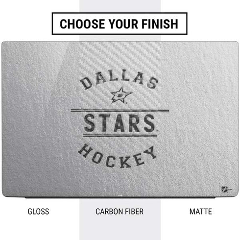 NHL Dallas Stars Black Text Dell Vostro Skin