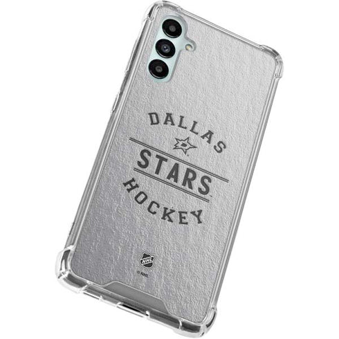 NHL Dallas Stars Black Text Galaxy A15 5G Clear Case