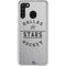NHL Dallas Stars Black Text Galaxy A21 Clear Case