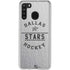 NHL Dallas Stars Black Text Galaxy A21 Clear Case
