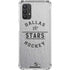 NHL Dallas Stars Black Text Galaxy A32 5G Clear Case