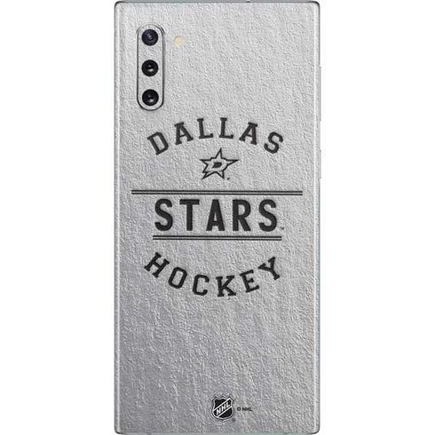 NHL Dallas Stars Black Text Galaxy Note 10 Skin