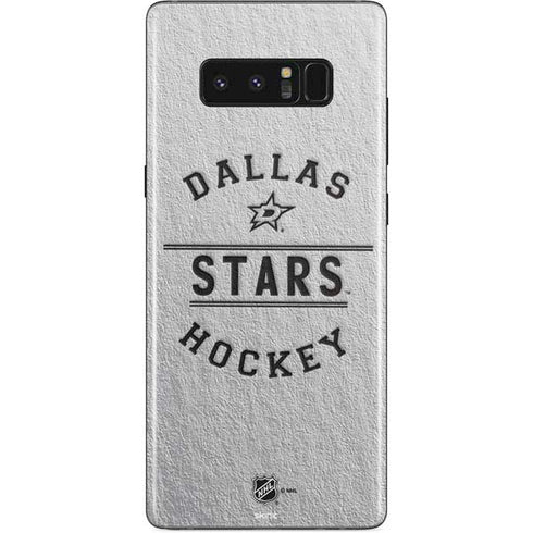 NHL Dallas Stars Black Text Galaxy Note 8 Skin
