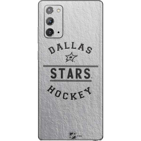 NHL Dallas Stars Black Text Galaxy Note20 5G Skin