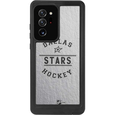 NHL Dallas Stars Black Text Galaxy Note20 Ultra 5G Waterproof Case
