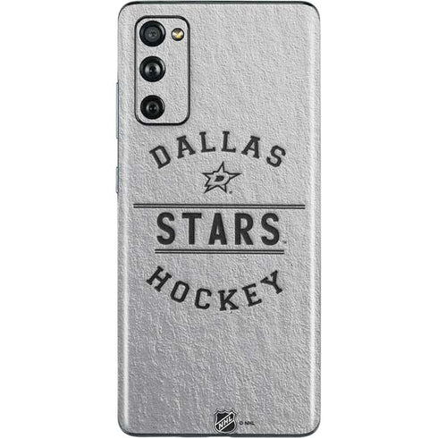 NHL Dallas Stars Black Text Galaxy S20 Fan Edition Skin
