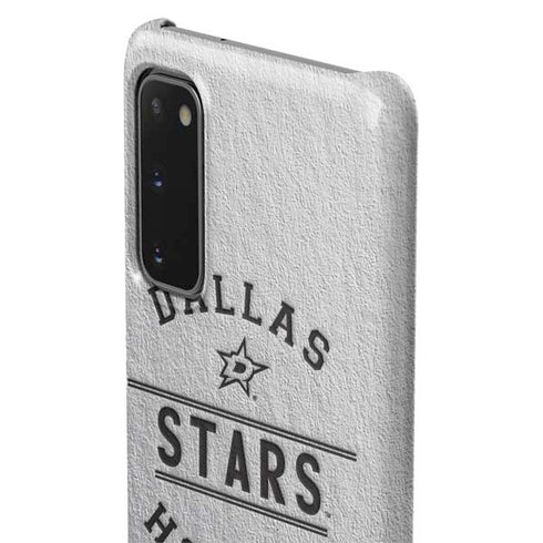 NHL Dallas Stars Black Text Galaxy S20 Lite Case